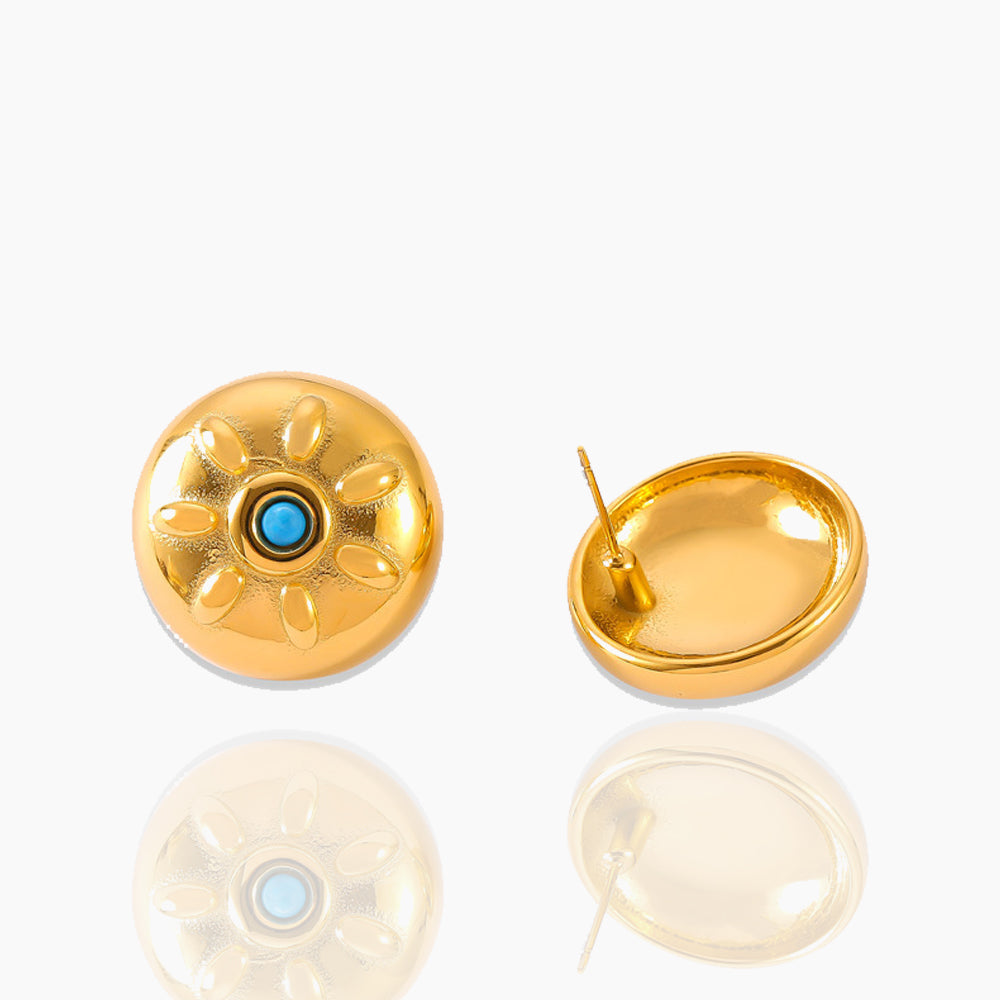 SUN ROUND EARRINGS