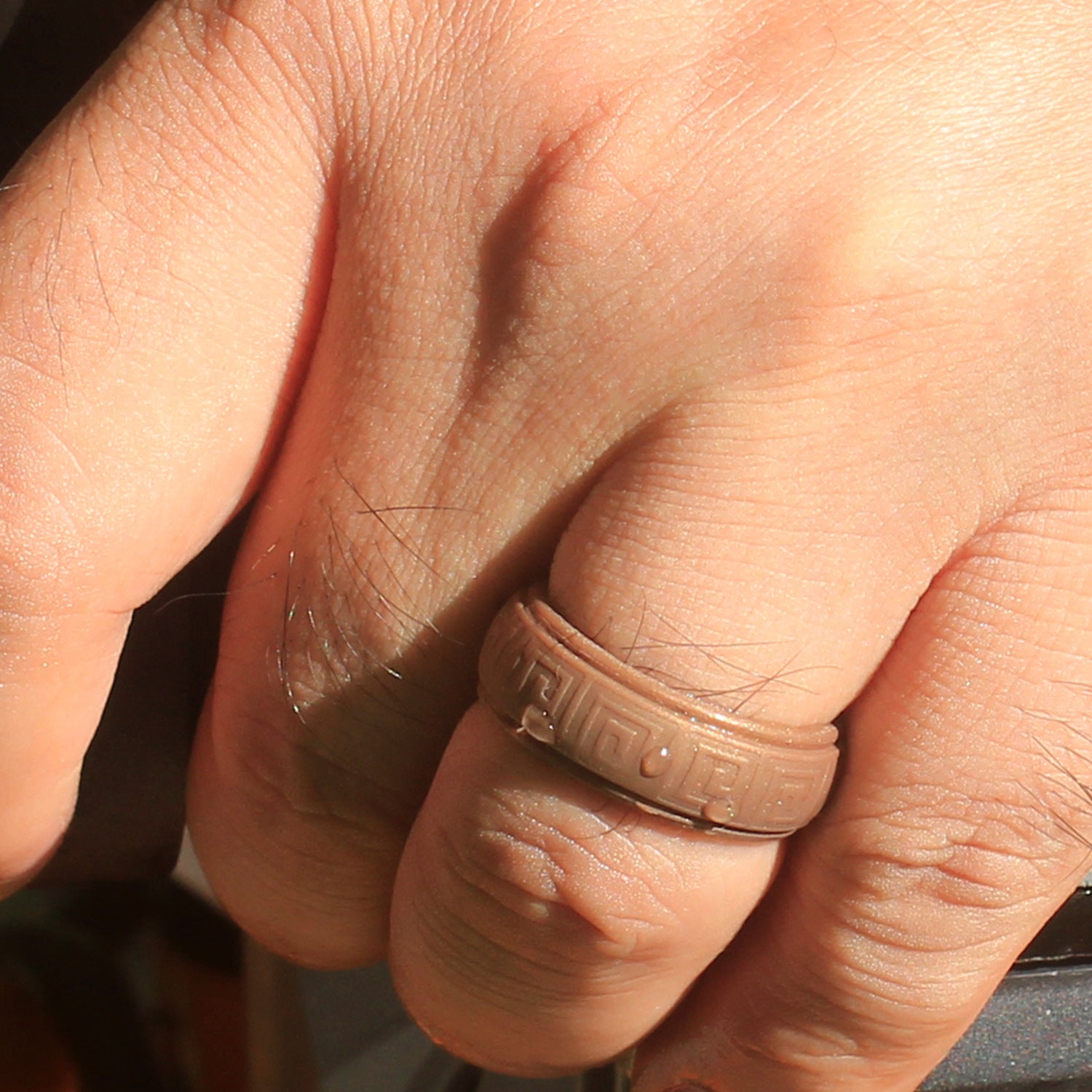 Silicone outdoor sports thumb ring