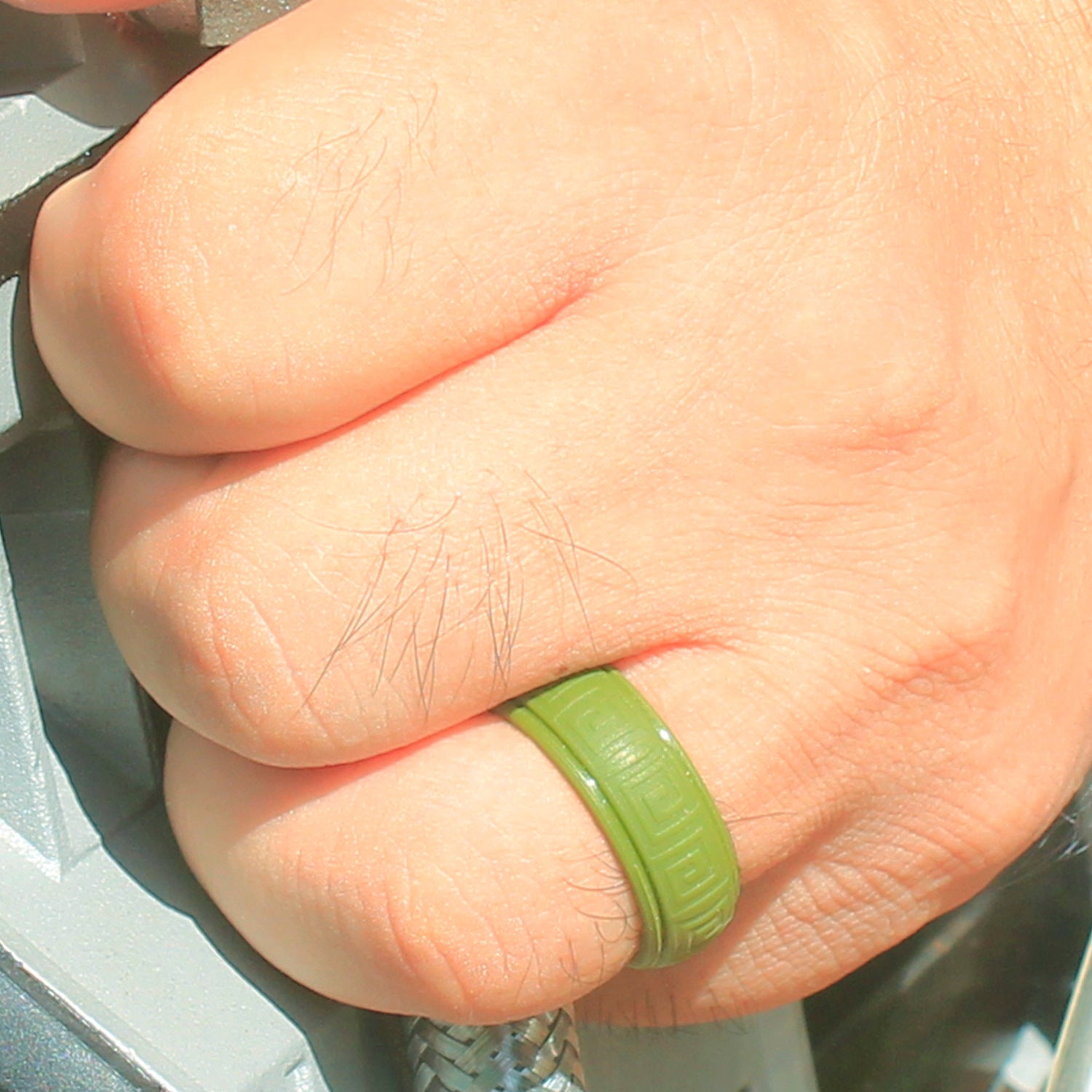 Silicone outdoor sports thumb ring