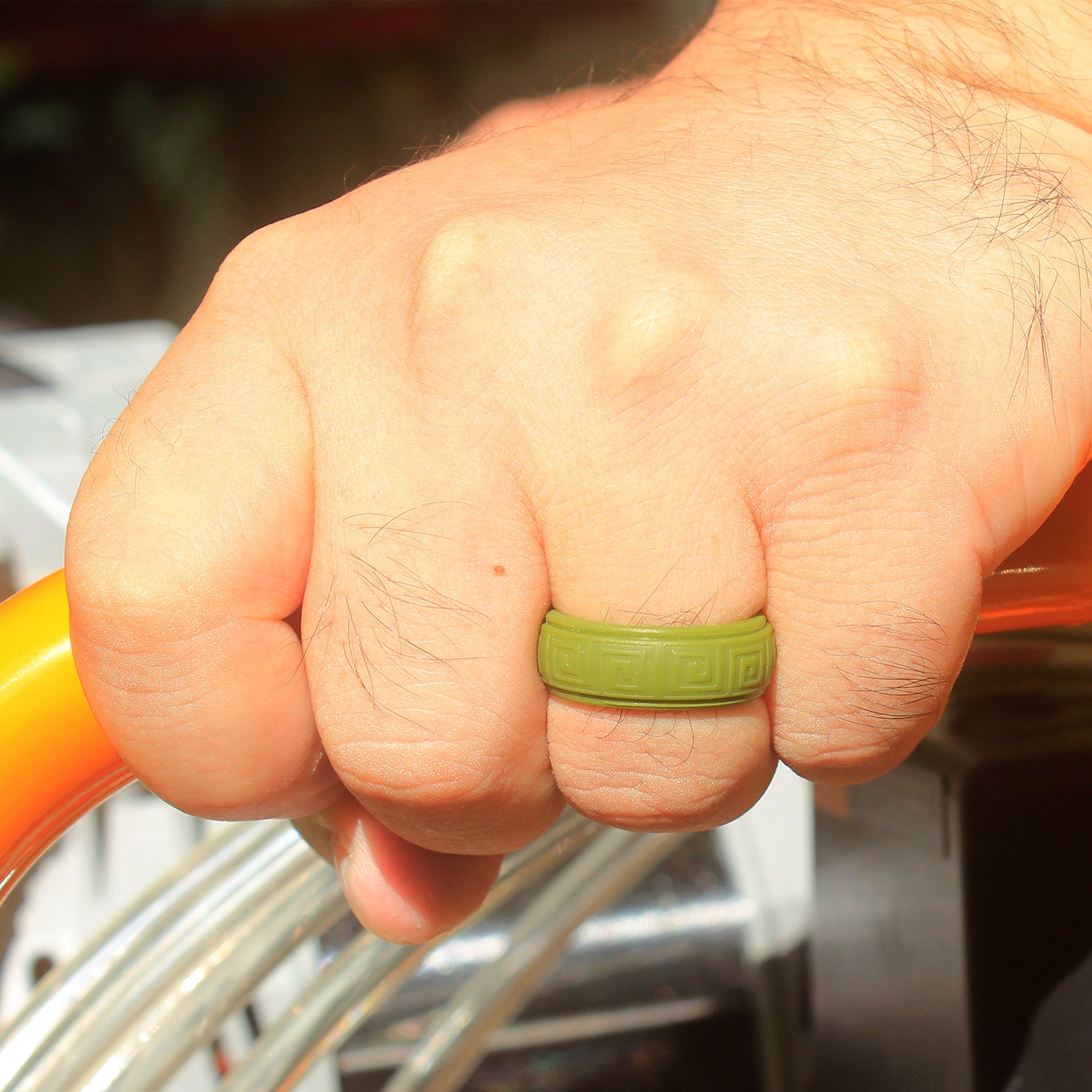 Silicone outdoor sports thumb ring