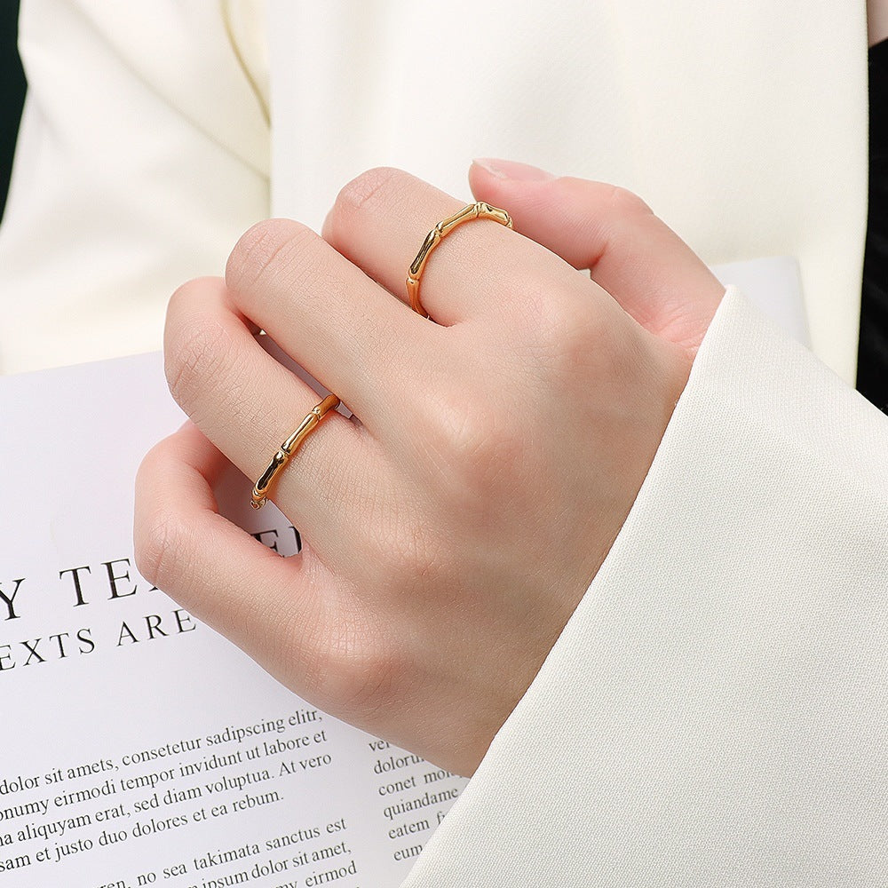 Simple and versatile bamboo ring