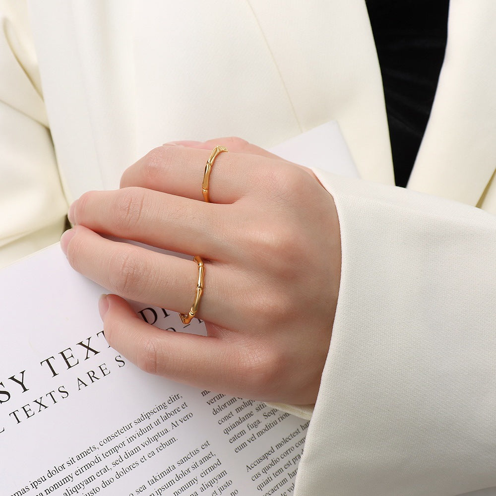 Simple and versatile bamboo ring