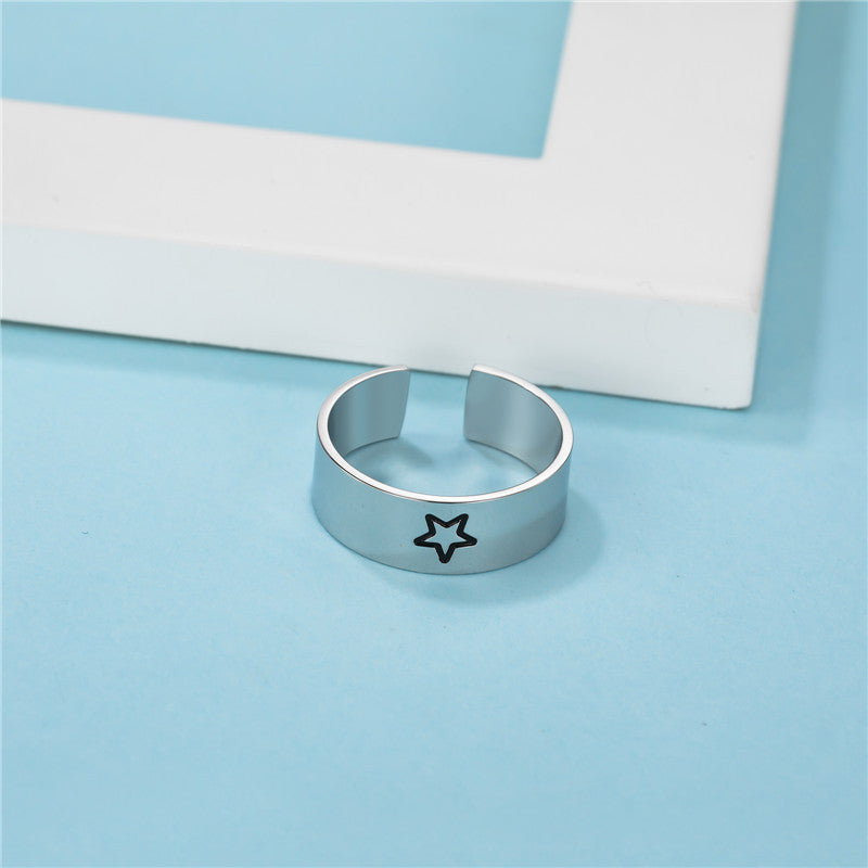 Simple retro fashionable open ring