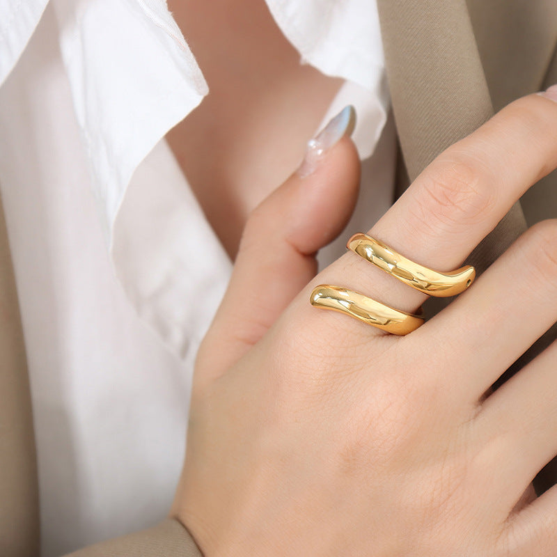 Snake Wrap Open Ring