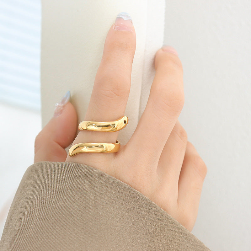 Snake Wrap Open Ring