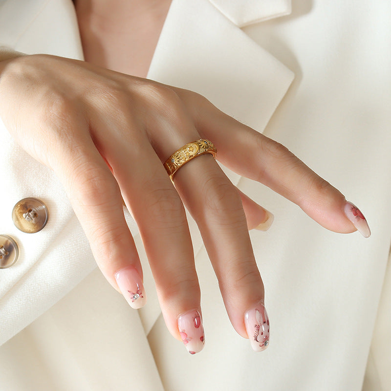 Star Moon Shining Ring