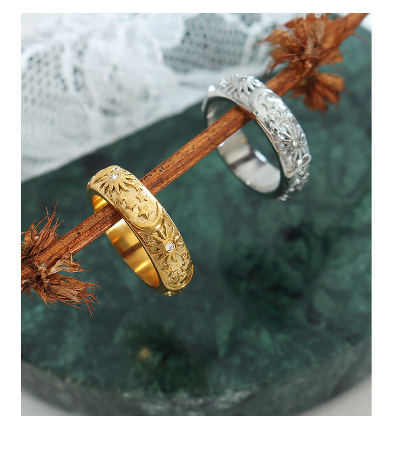 Star Moon Shining Ring
