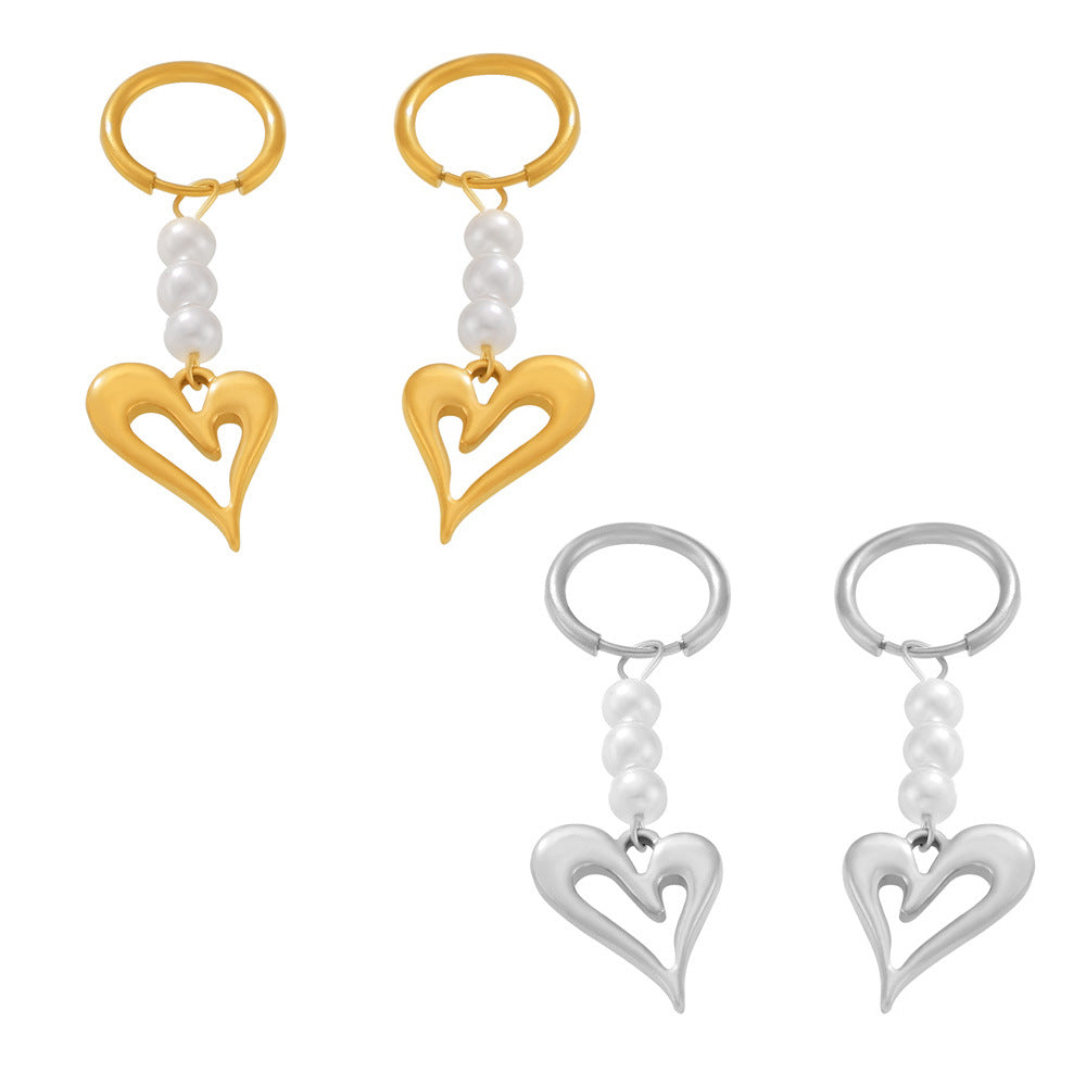 TASSEL IMITATION PEARL EARRINGS