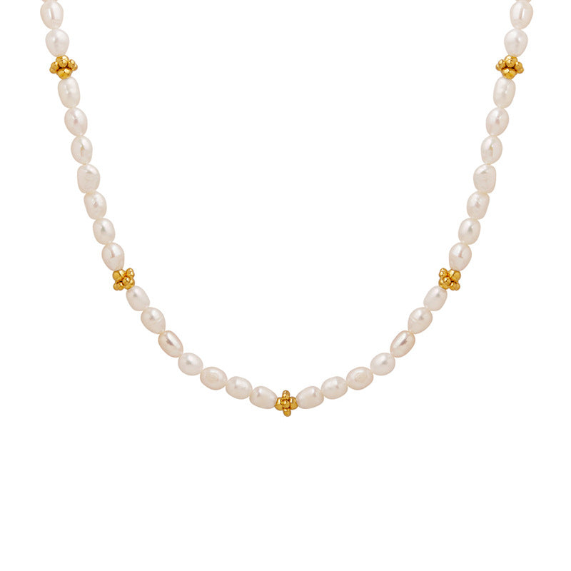 TEMPERAMENT FRESHWATER PEARL NECKLACE