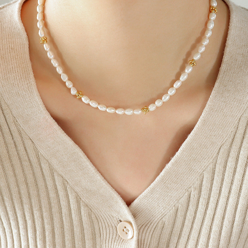 TEMPERAMENT FRESHWATER PEARL NECKLACE