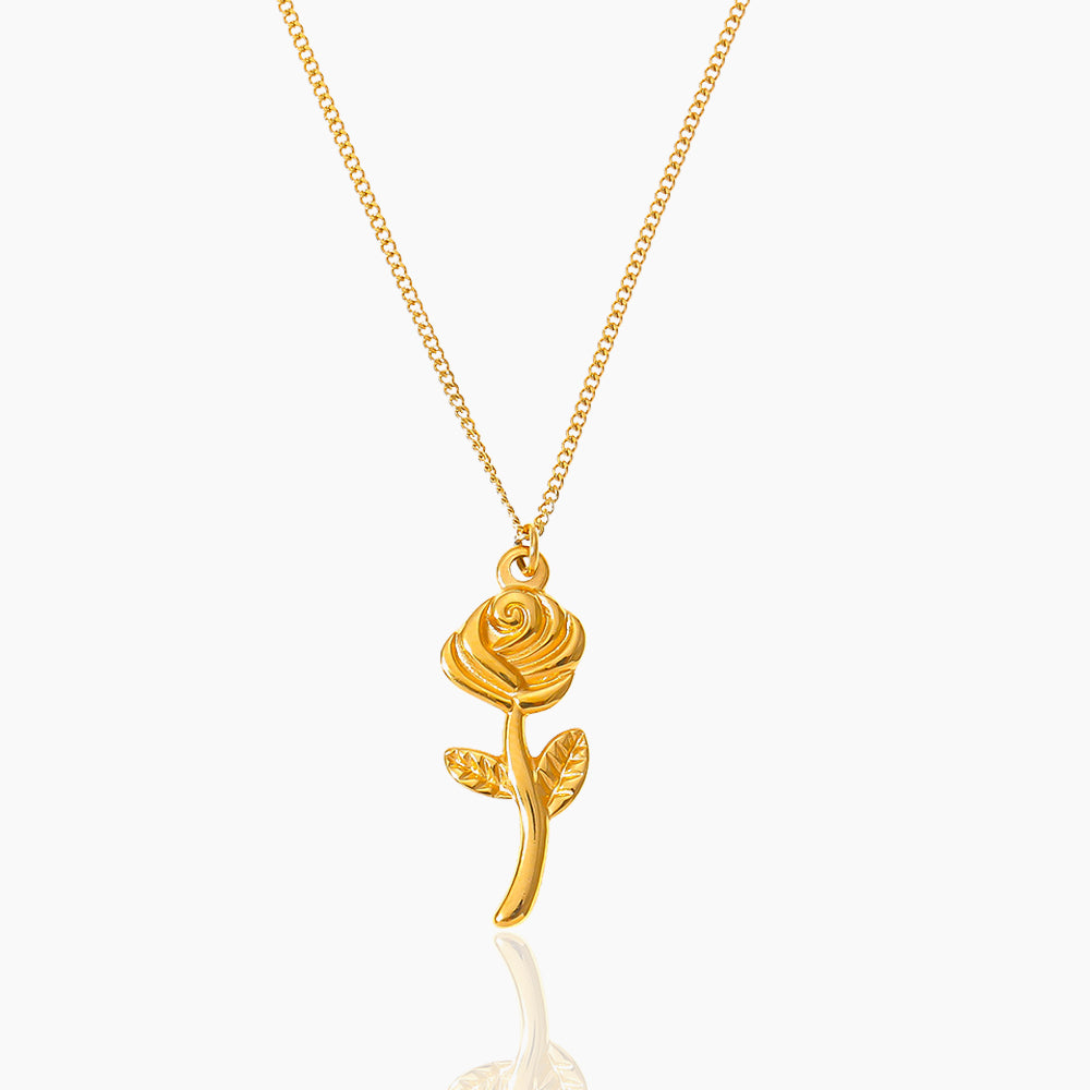 THE ENTIRE ROSE NECKLACE