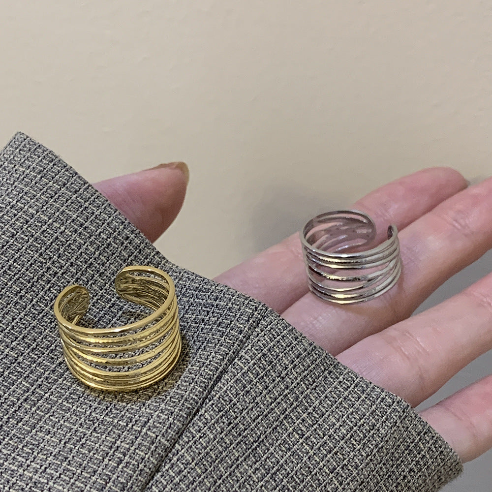 THOUSANDS OF THREADS WIDE HOLLOW RING