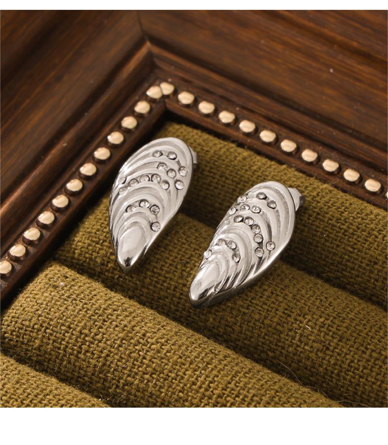 THREADED INLAID EARRINGS