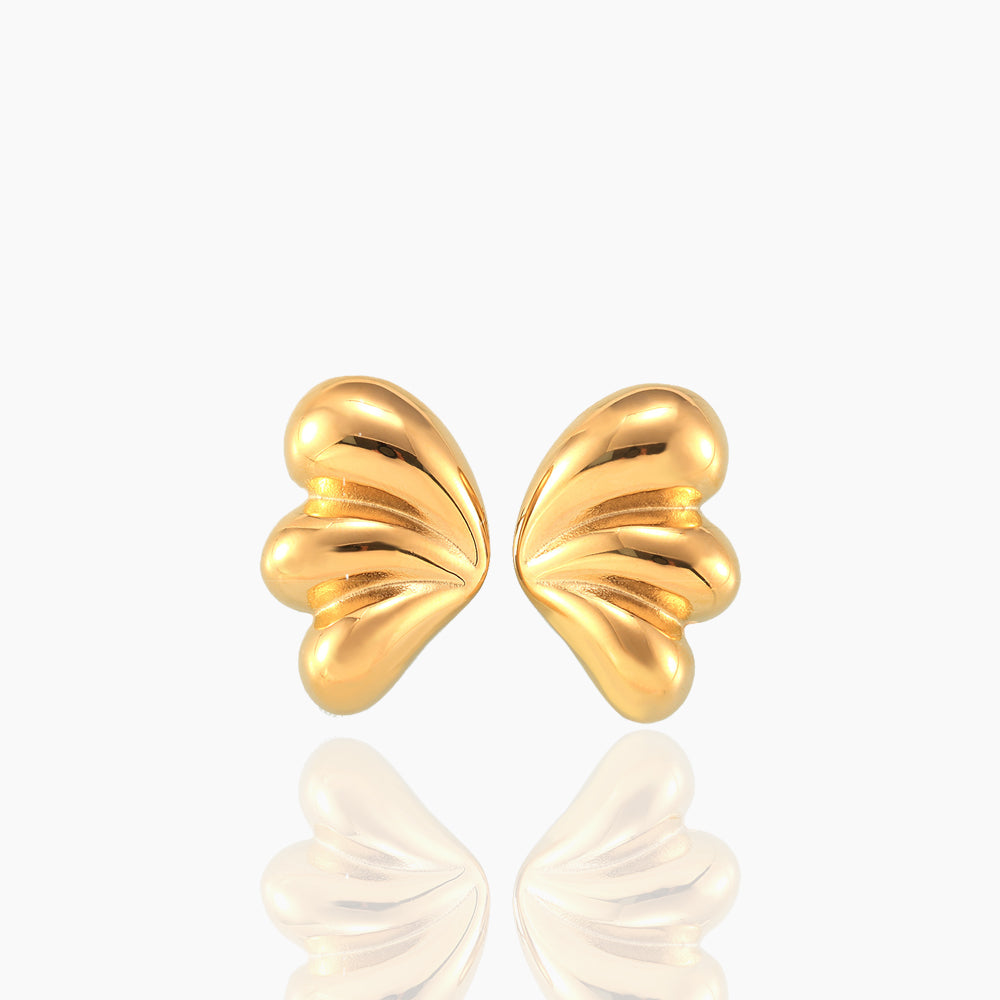 THREE PETAL DRIP EARRING