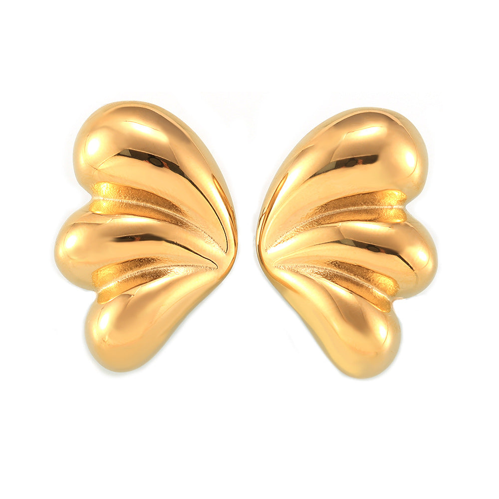 THREE PETAL DRIP EARRING