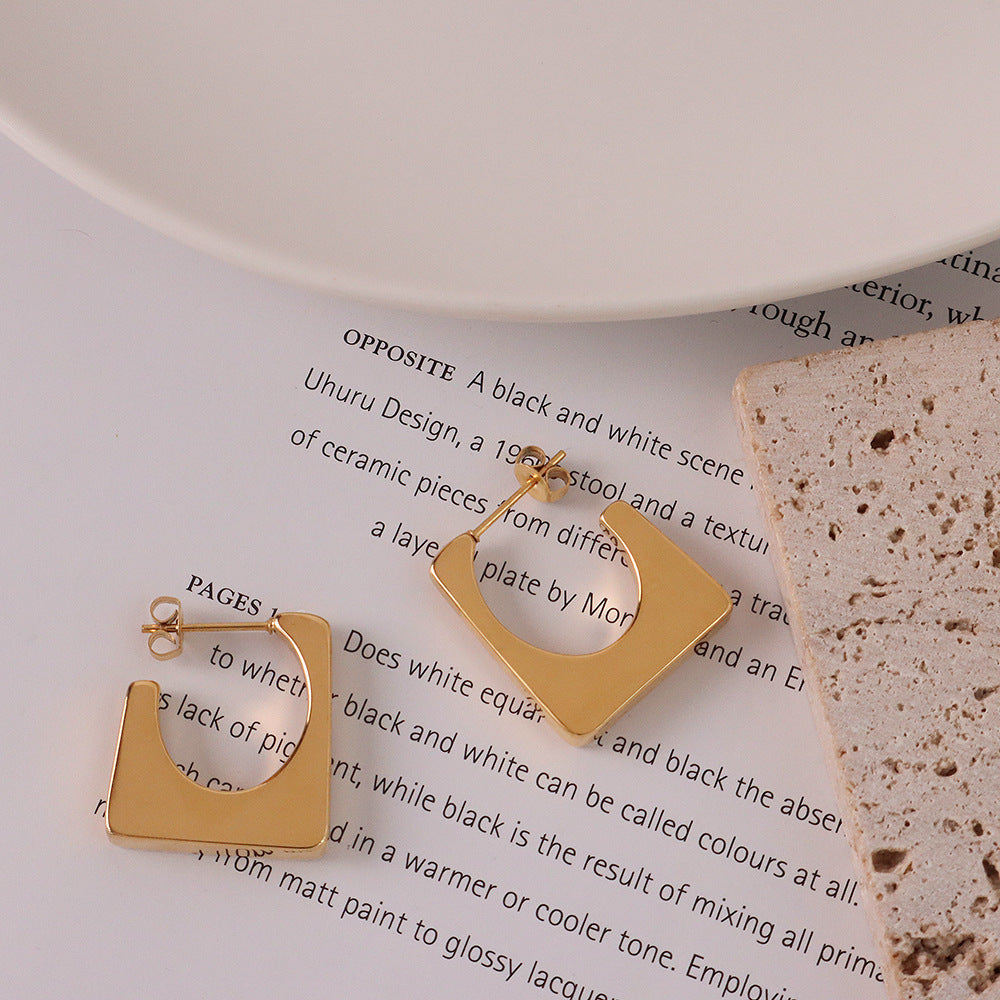 TRAPEZOIDAL EARRINGS