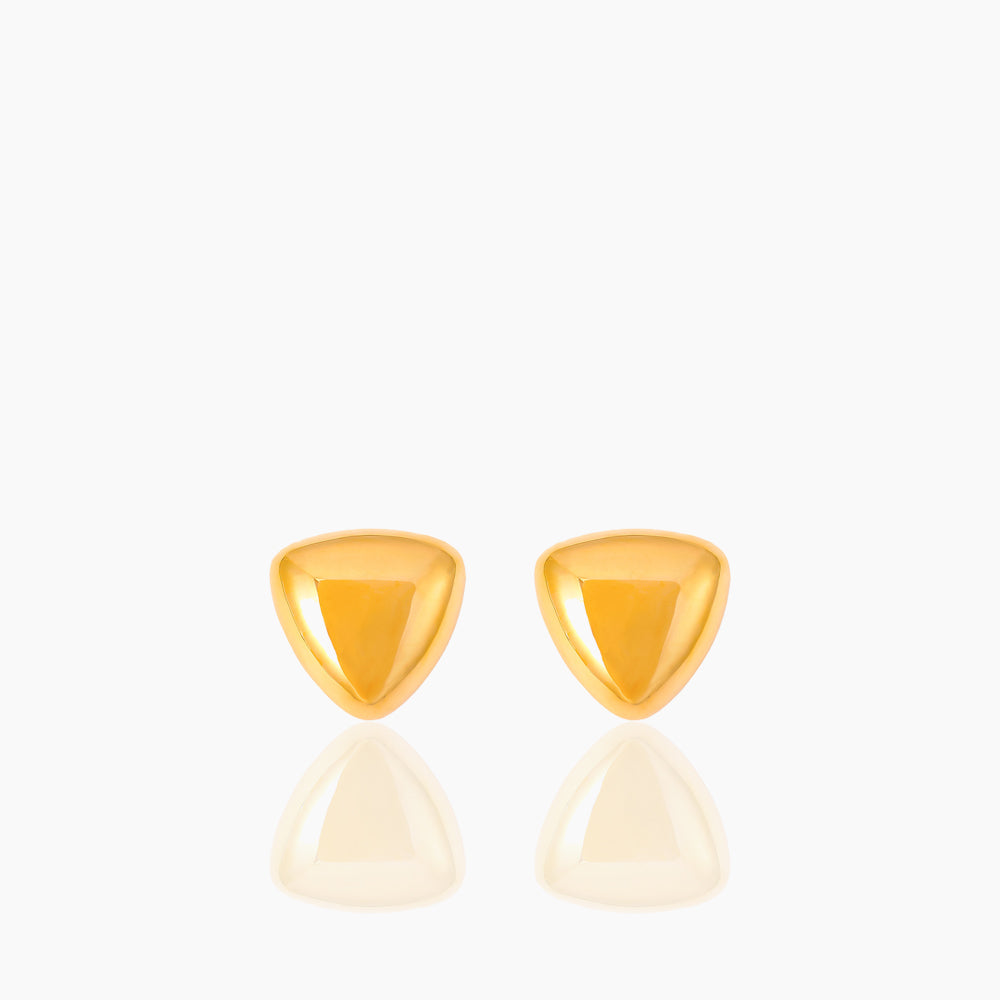 TRIANGULAR SMOOTH EARRINGS