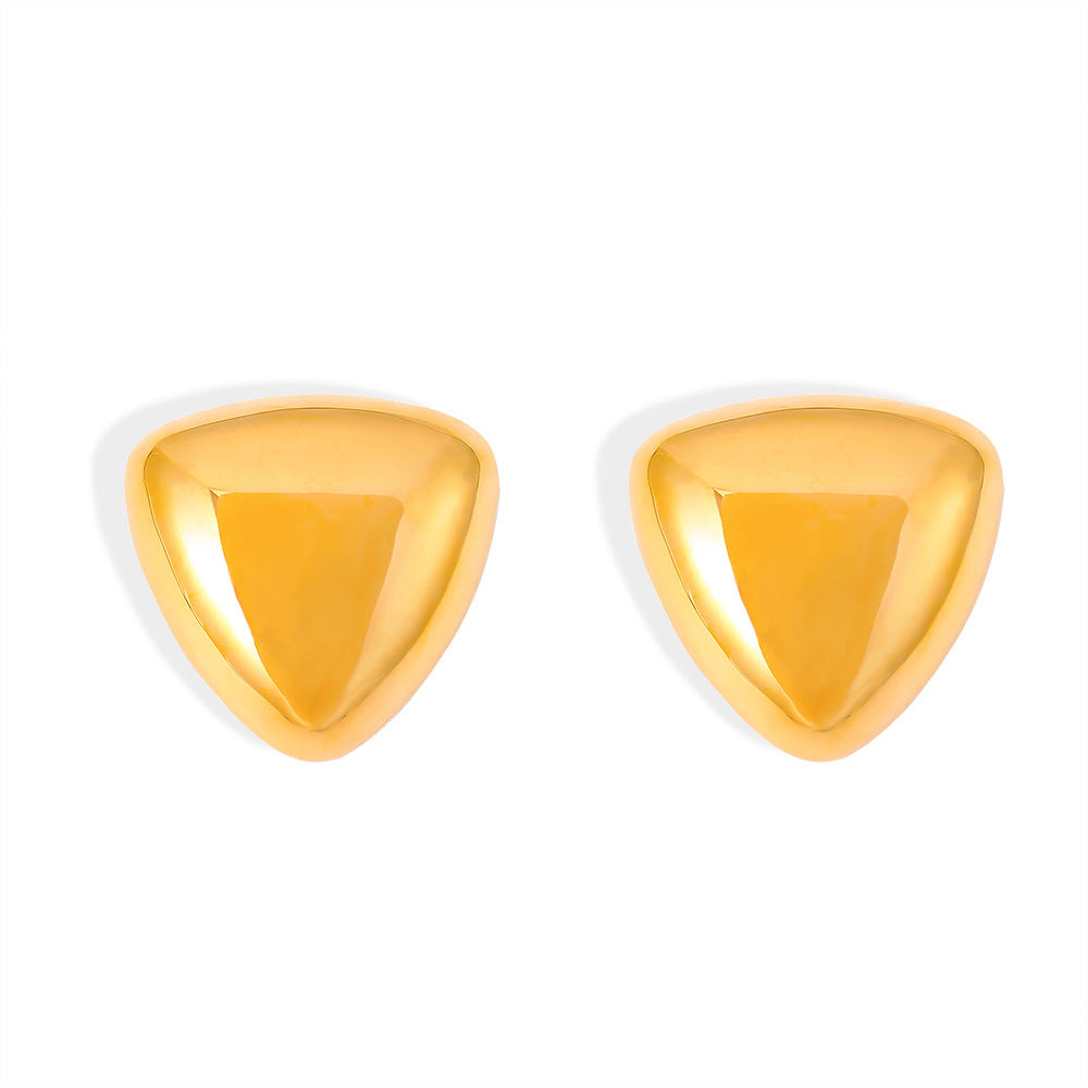 TRIANGULAR SMOOTH EARRINGS