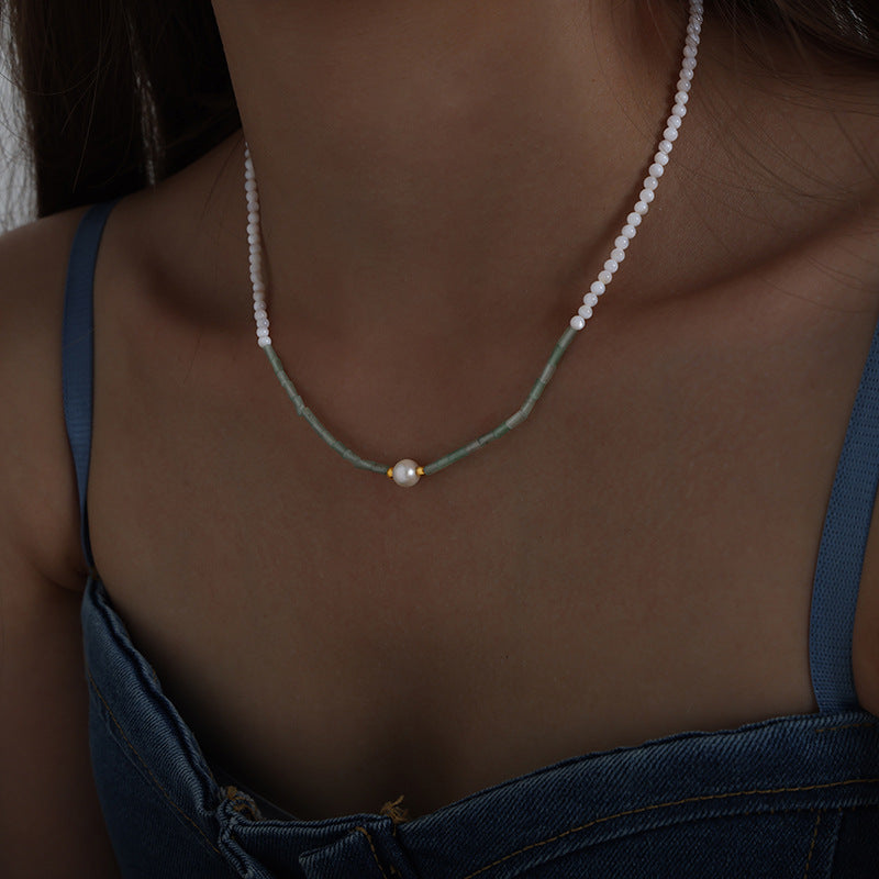 VINTAGE PEARL HANDMADE NECKLACE