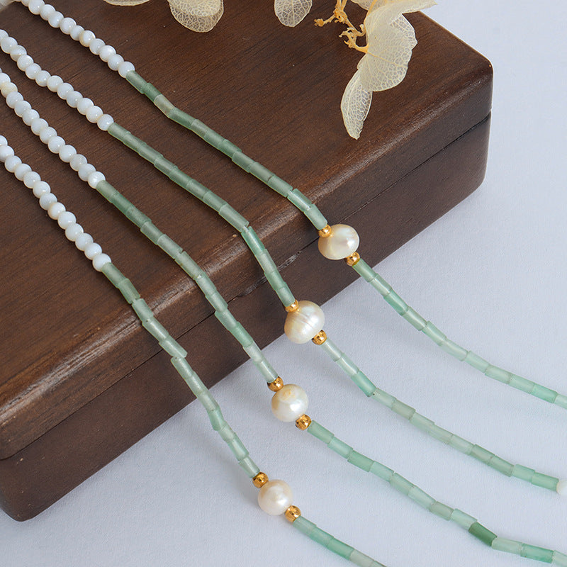 VINTAGE PEARL HANDMADE NECKLACE