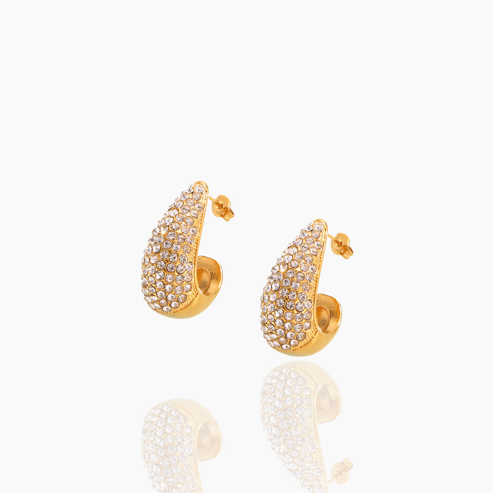 WATER DROPLET SHAPED EARRINGS