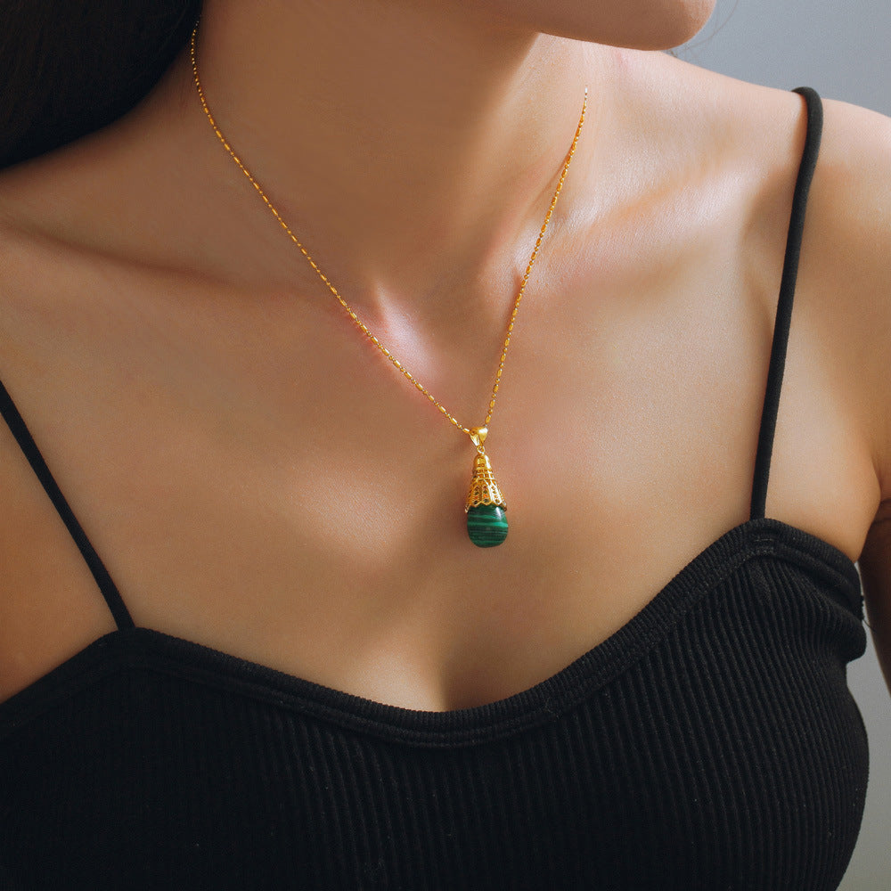 WATER DROP BADMINTON NECKLACE