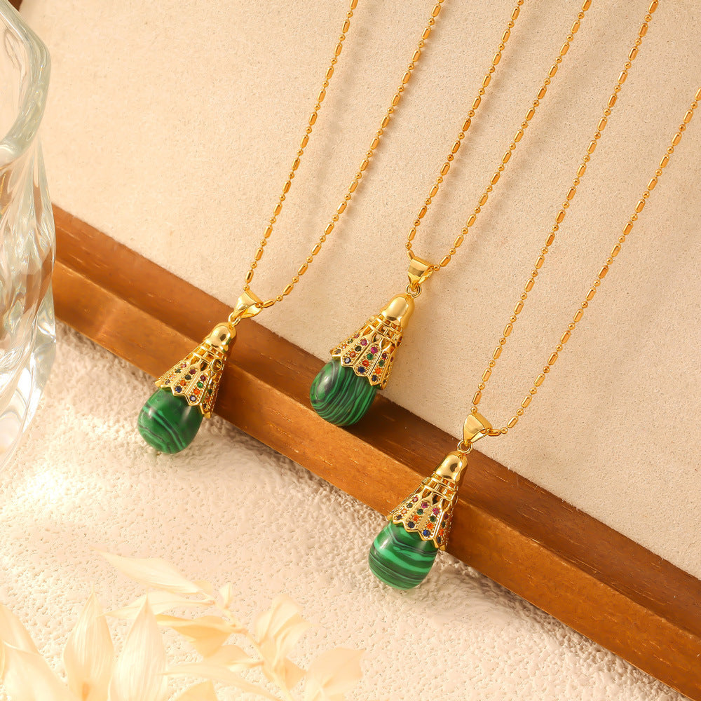 WATER DROP BADMINTON NECKLACE