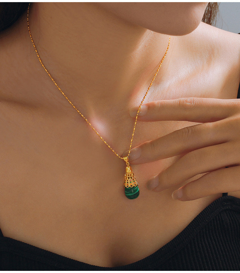 WATER DROP BADMINTON NECKLACE