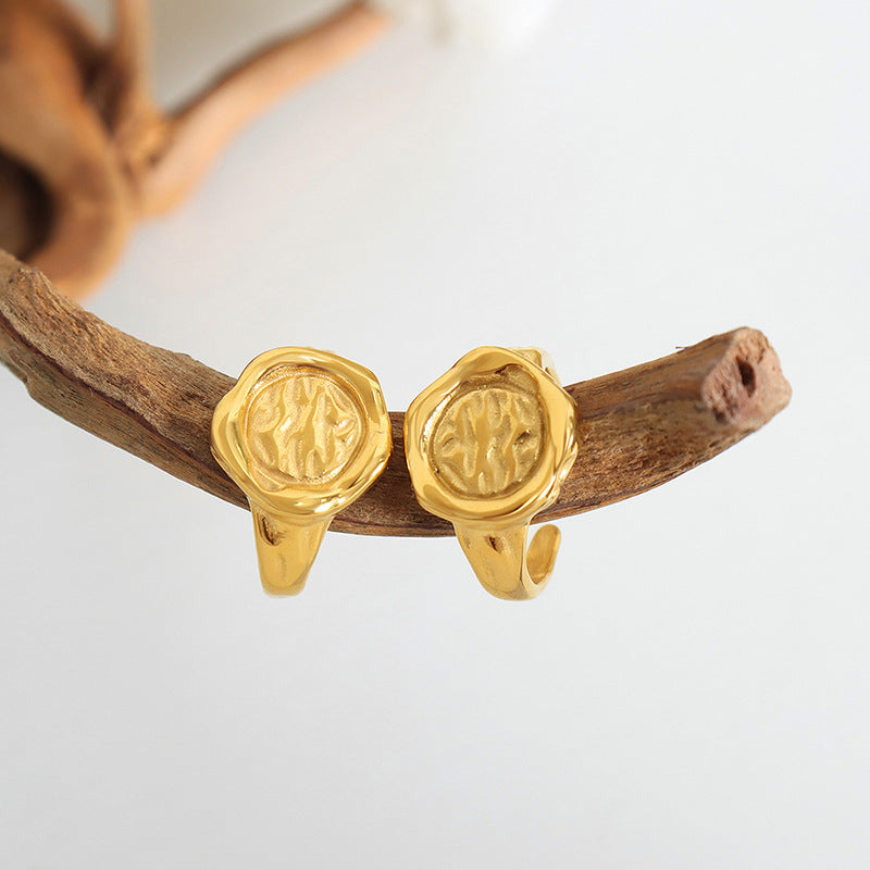 WATER RIPPLE OPEN RING