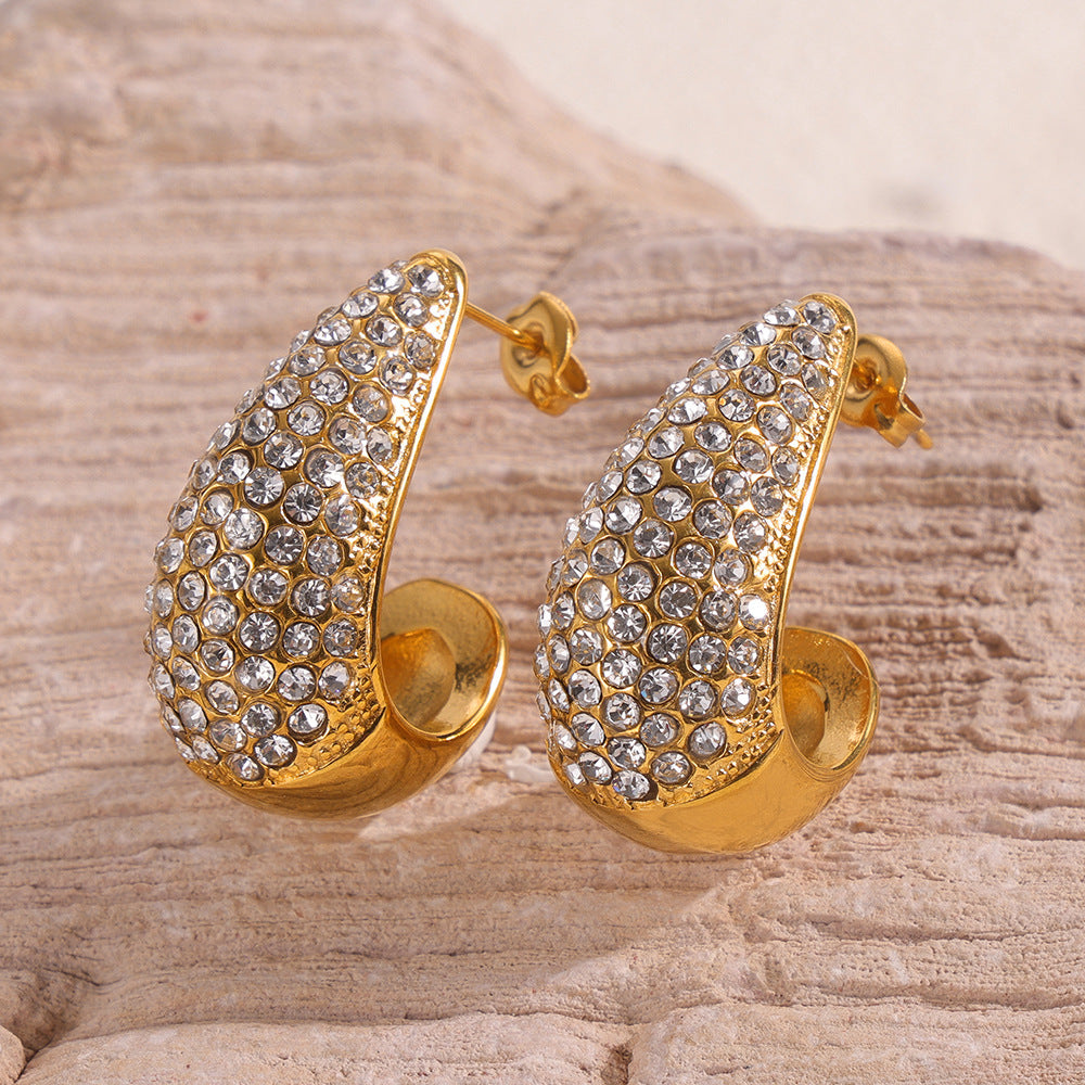 WATER DROPLET SHAPED EARRINGS