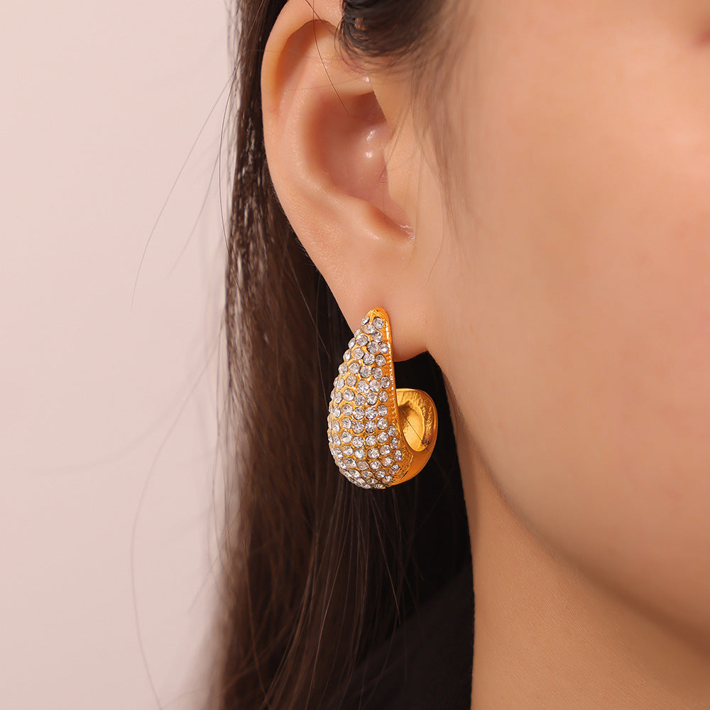WATER DROPLET SHAPED EARRINGS