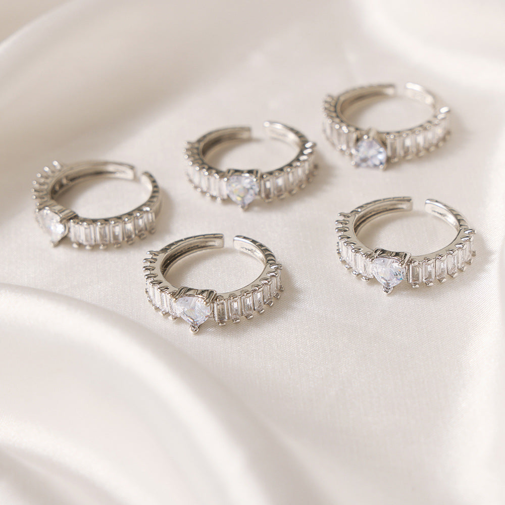 WEDDING HEART-SHAPED RING