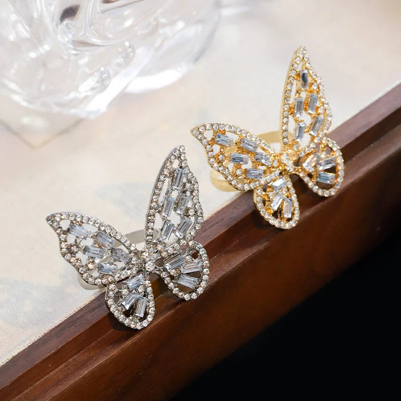 light luxury hollow butterfly Rings for Women personality | Daily Wear
