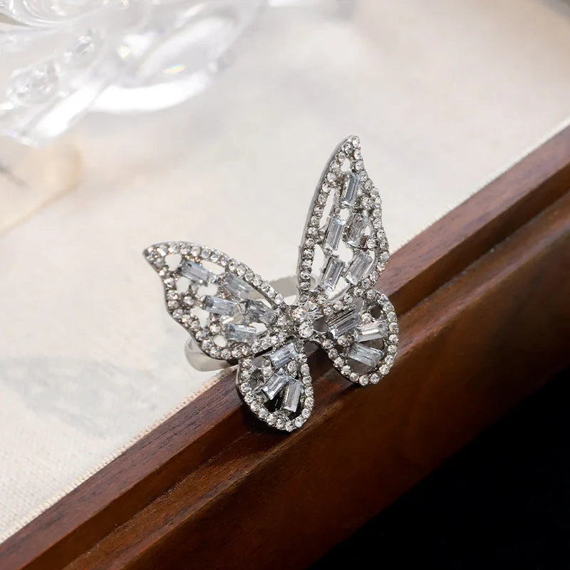 light luxury hollow butterfly Rings for Women personality | Daily Wear