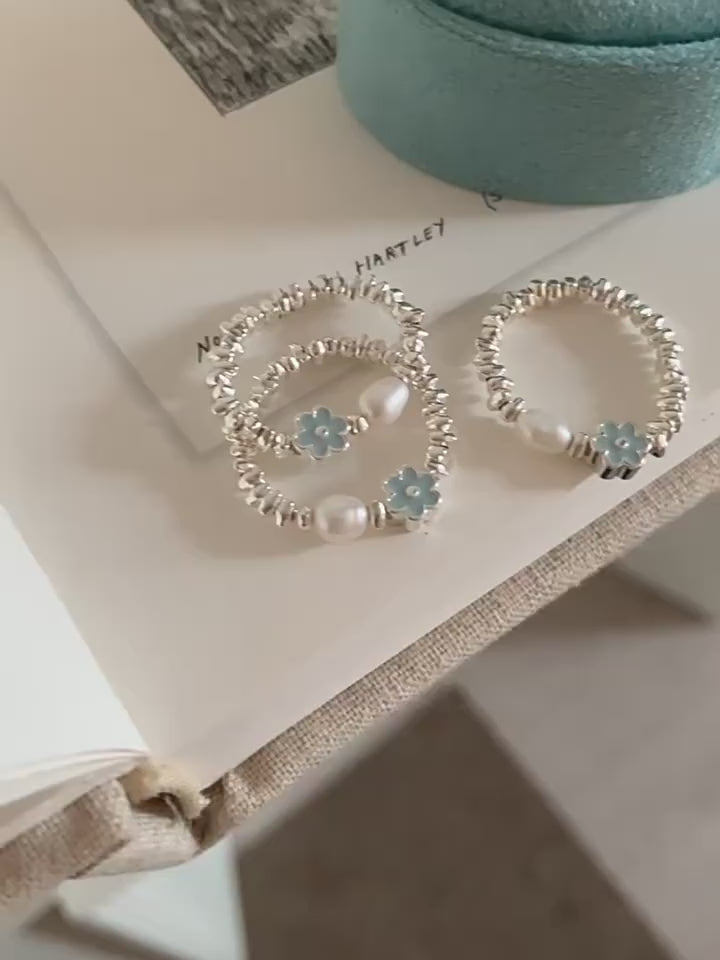 Little Flower Pearl Fairy Ring