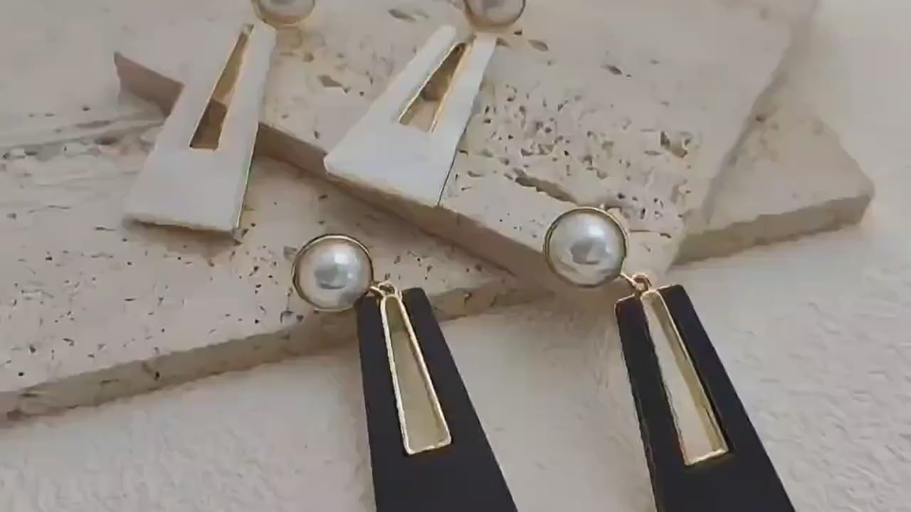 Minimalist Geometric earrings | Daily Wear